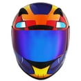 thumbnail image 3 of 1STORM MOTORCYCLE BIKE FULL FACE HELMET HG335 BOOSTER IRON MAN BLUE, 3 of 6