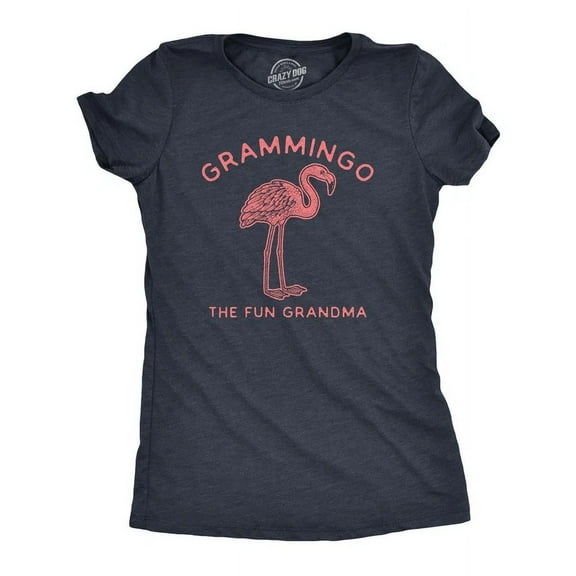 Grammingo The Fun Grandma T Shirt Funny Flamingo Grandmother Graphic Unisex S-5XL Hot Trending Shirt, Vintage Birthday Gift