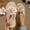Beige, variant on Rvasteizo Women Solid Candy Tone Clip Toe Flat Slippers Casual Beach Layout for Summer Daily Outdoor Wearing
