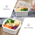 thumbnail image 5 of Oecoator Microwave Vegetable Steamer Box Double Layer Plastic Steamer Kitchen Steaming Case With Lid, 5 of 7