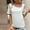 White#1, variant on LEBONYARD Long Sleeve Womens Tops,Women'S Solid Color Pullover Lace Round-Neck Long Sleeve T-Shirt Top White S