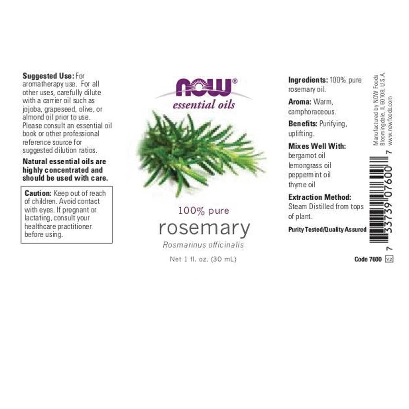 Now Foods Breath Deep 3-Pack Variety, Eucalyptus, Myrrh (20% Blend), & Rosemary Oil 1OZ Each