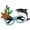 B, variant on Underwater Sea Glasses Frame, Cartoon Eyeglasses Photo Booth Props for Kids Adults Themed Party Halloween Costume