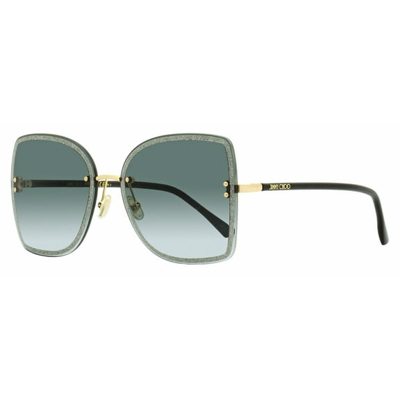 Jimmy Choo LETI/S 02M2 Women's Black/Gold Butterfly Sunglasses