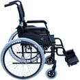 thumbnail image 2 of Karman Healthcare  LT-980 18 in. seat 24 lbs. Ultra Lightweight Wheelchair with Swing Away Footrest in Black, 2 of 8