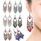 thumbnail image 2 of 1 Pair Earring Waterfall Shape Bohemia Style Ultra Long Dangle Hanging Ear Ornaments Ear Accessories For Women, 2 of 5