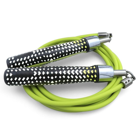 1/4LB Weighted Jump Rope for Speed, Cardio, Boxing & Workout, Skipping Rope with Ball-bearing, Comfortable & Ergonomic Grip, Tangle Free Cable, for Men Women Fitness