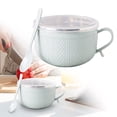 thumbnail image 2 of Dinnerware Set New Mug Meals with Lids Large Soup Mugs with Handles for Coffee Soups Stews Reusable and Easy Grip Tableware,Cutlery Set,Ceramic Plates,Porcelain Bowls,Stainless Steel Utensils,Flatw, 2 of 9