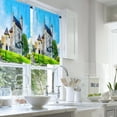 thumbnail image 2 of LALILO Kitchen Curtains and Valances Set of 3 36" Medieval Window Treatment Tiers for Window Decor, 2 of 5