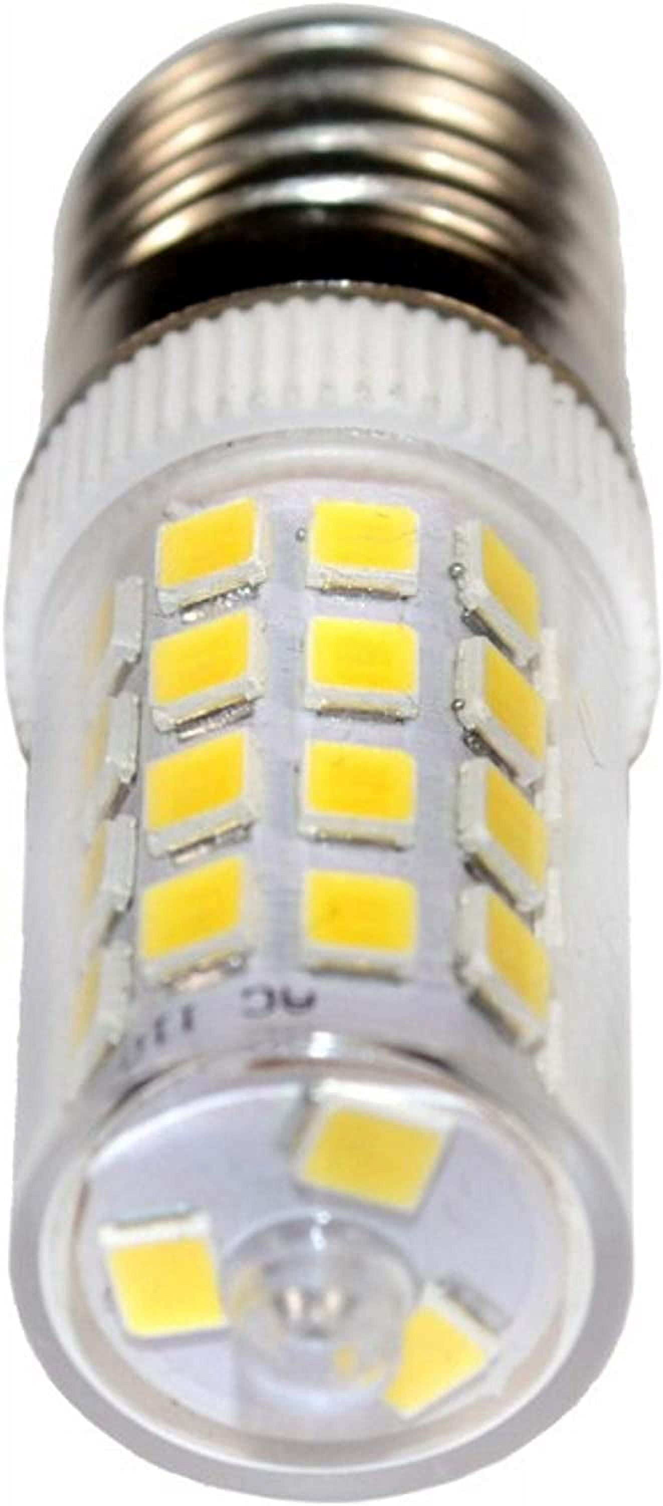 HQRP 2-Pack 110V E17 Dimmable LED Light Bulb Cool White for Whirlpool 8206232A Light Bulb Replacement fits Maytag