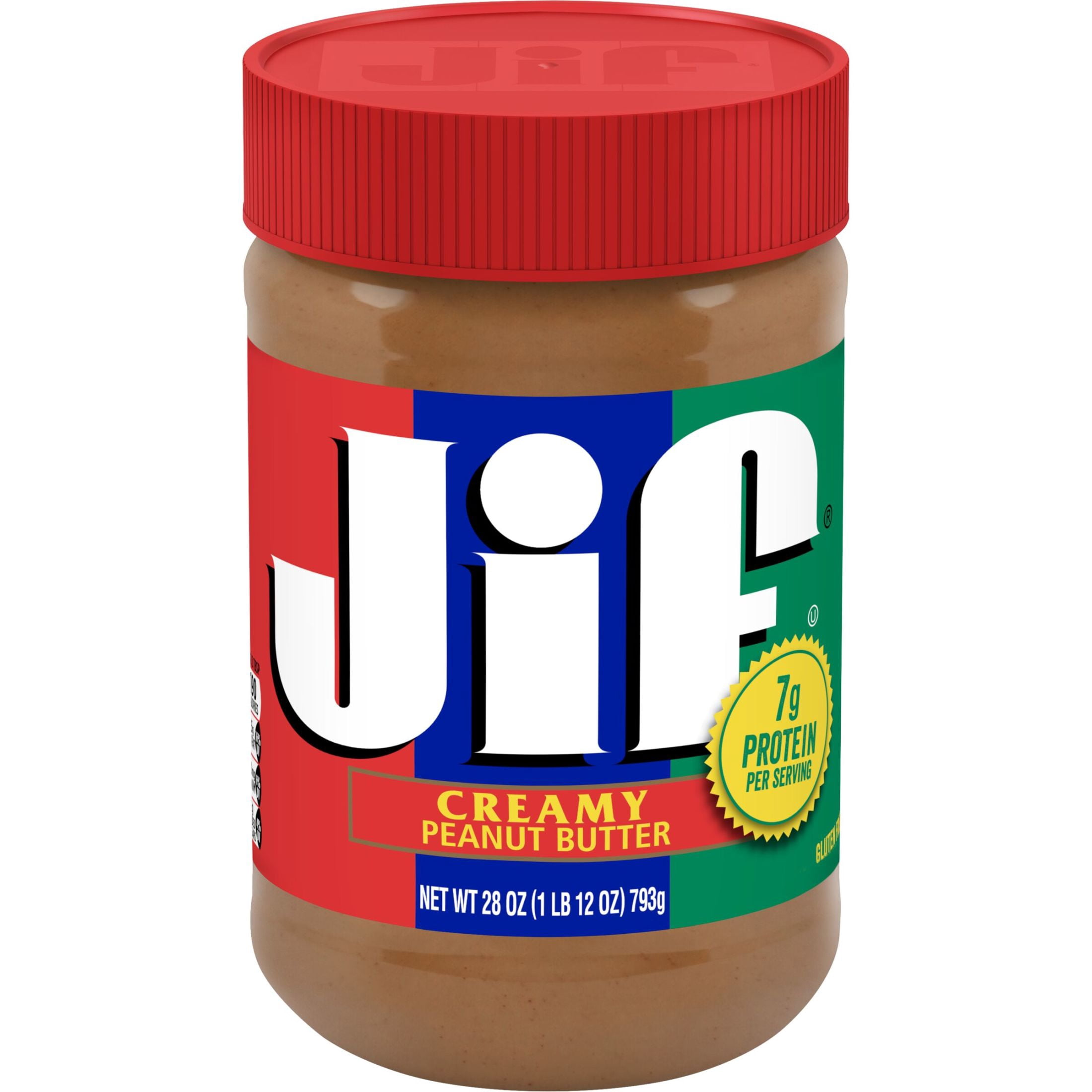 (5 pack) Jif Creamy Peanut Butter, 28-oz Jar