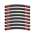 thumbnail image 1 of 8PCS Wheel Rim Stickers Waterproof Reflective Tire Decoration for Kawasaki Racing CarType 2, 1 of 14