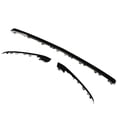thumbnail image 3 of Car Front Body Kit, Impact  Left Middle Right Perfect Fit Gloss Black Front Bumper Trim Molding  for Upgrade, 3 of 8