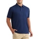 thumbnail image 4 of CAMISETAS POLO PARA HOMBRE INSPIRE CHIC de manga corta, livianas, de corte regular, casuales para trabajo, camisa sólida de golf M azul oscuro, 4 of 6