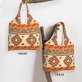 thumbnail image 3 of XMXT Canvas Tote Bag, Aztec Native Style Prints Large Handbag for Women, Shopping Working Travel, 3 of 7