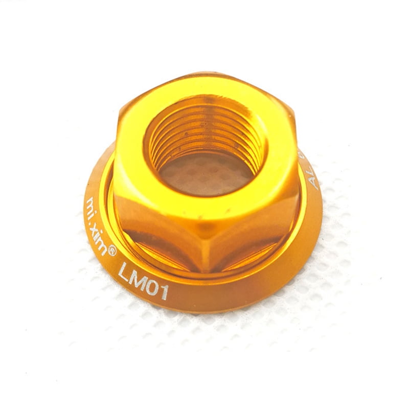 4Pcs Track Wheel Nuts Bicycle M10*1.0 Axle Screw Aluminum Alloy For