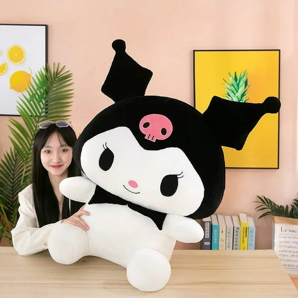 Sanrio Kuromi My Melody Plush Toy 75cm Large Kawaii Cute Cartoon Plush Stuffed Doll Super Soft Sleeping Pillow Birthday Gift