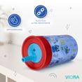 thumbnail image 4 of Magma Life Vaso Entrenador para Niños Twin Tumb, 450 ml (2Pzs), Popote Flexible Antiderrames, Fácil de Limpiar, Ideal para Viajes, Botella de Agua para Niños, Apto para Lavaplatos, 4 of 8