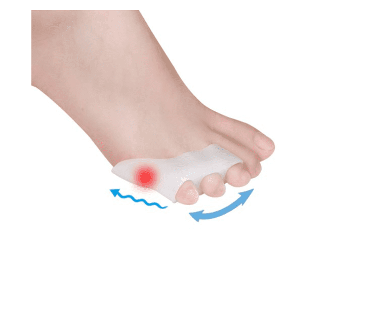 Pinky Toe Separator Tailors Bunion Pads, (10PCS) New Material, Little Pinky Toe Protectors Sleeve for Tailor's Bunions, Curled Pinky Toes, Overlapping Toe, Blisters, Pain Relief from Friction