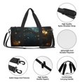 thumbnail image 4 of Balery Magical Library Butterfly Night Bolsa de Gimnasio para Mujeres y Hombres, Bolsa de Viaje Impermeable, Bolsa de Fin de Semana con Compartimento para Zapatos y Bolsillo Húmedo, 4 of 6