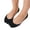 Black, variant on Women's No Show Socks, Split Toe Liner Socks for Women, Low Cut Toe Separator Socks with Anti-Slip Heel Grip, Lightweight Ice Silk Invisible Liner Socks for Sandals, Loafers and Ballet Flats Beige