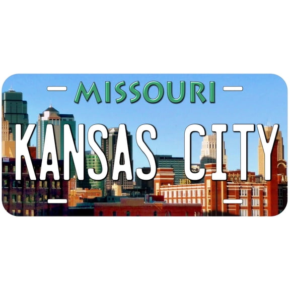Kansas City MO TAG01 Novelty Car Auto License Plate
