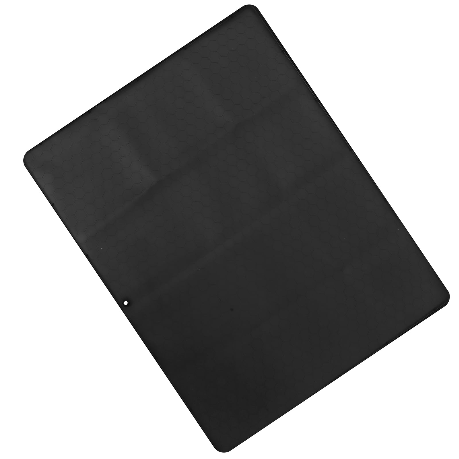 OUNONA Flexible Rubber Sink Mat Black Waterproof for Kitchen and Bathroom Use