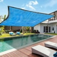 thumbnail image 5 of Sunshades Sun Shade Sail Canopy Shade Cover for Backyard Pergola Porch Deck Garden Patio Outdoor Activities(6.6x13.1 Ft), 5 of 8