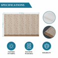 thumbnail image 6 of Pink Brown Floral Placemats Set of 4, Spring Flowers Placemats for Dining Table, Place Mats for Kitchen Tabletop, Waterproof Wipeable Dining Table Mats Set, 6 of 9