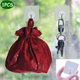 thumbnail image 3 of CAROOTU Strong Adhesive Wall Hook Transparent Removable Hanger Hooks for Bathroom Kitchen, 3 of 6