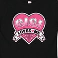 thumbnail image 4 of Inktastic Gigi Loves Me Girls Granddaughter Girls Baby T-Shirt, 4 of 5