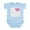 Sky Blue, variant on CafePress - NICU Grad Infant Bodysuit - Baby Light Bodysuit, Size Newborn - 24 Months