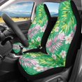 thumbnail image 2 of XYZCANDO Set of 2 Car Seat Covers for Auto Interior Automotive Accessories Waterproof Interior Accessories, Van SUV Vehicle Car Front Seat Covers, Tropical Garden Blooms, 2 of 7