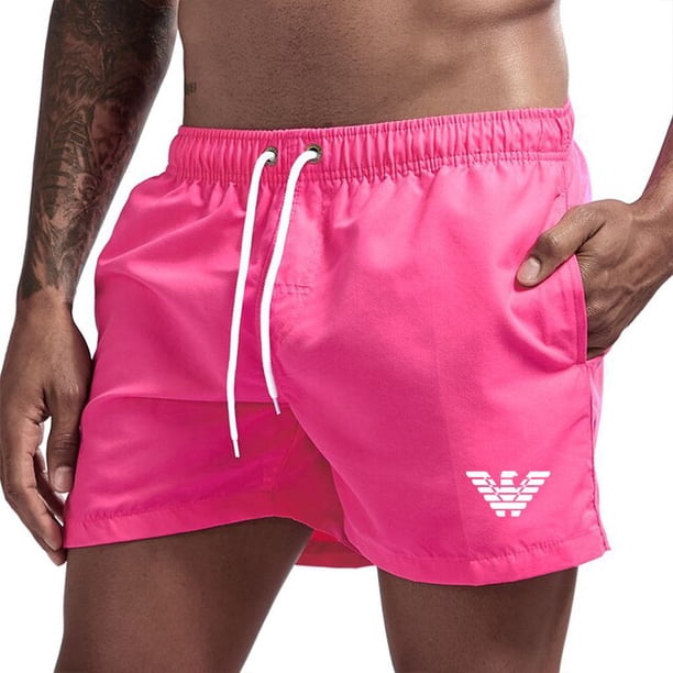Traje de baño de secado rápido para hombre, pantalones cortos deportivos para correr, Vestido de playa de lujo con bolsillos, novedad de verano Fivean unisex