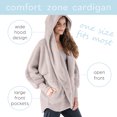 thumbnail image 3 of Hello Mello Comfort Zone Packable Oversized Cardigan, Polar Gray (Women's), 3 of 6