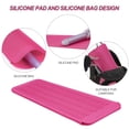 thumbnail image 3 of 2Pcs Professional Grade Silicone Heat Mat, Curling Iron & Flat Iron Holder for Hot Styling Tools, Protects Countertops from Burns(Black*2), 3 of 6