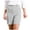 Gray, variant on Women's Classic Plain Microfiber Stretch Golf Shorts #2840