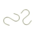 thumbnail image 5 of Mainstays Shower Curtain S-Hook, Satin Nickel, 12Piece/Set, 100% Iron, 5 of 8