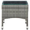 thumbnail image 3 of vidaXL 2 Piece Garden Lounge Set with Cushion Poly Rattan Grey, 3 of 5