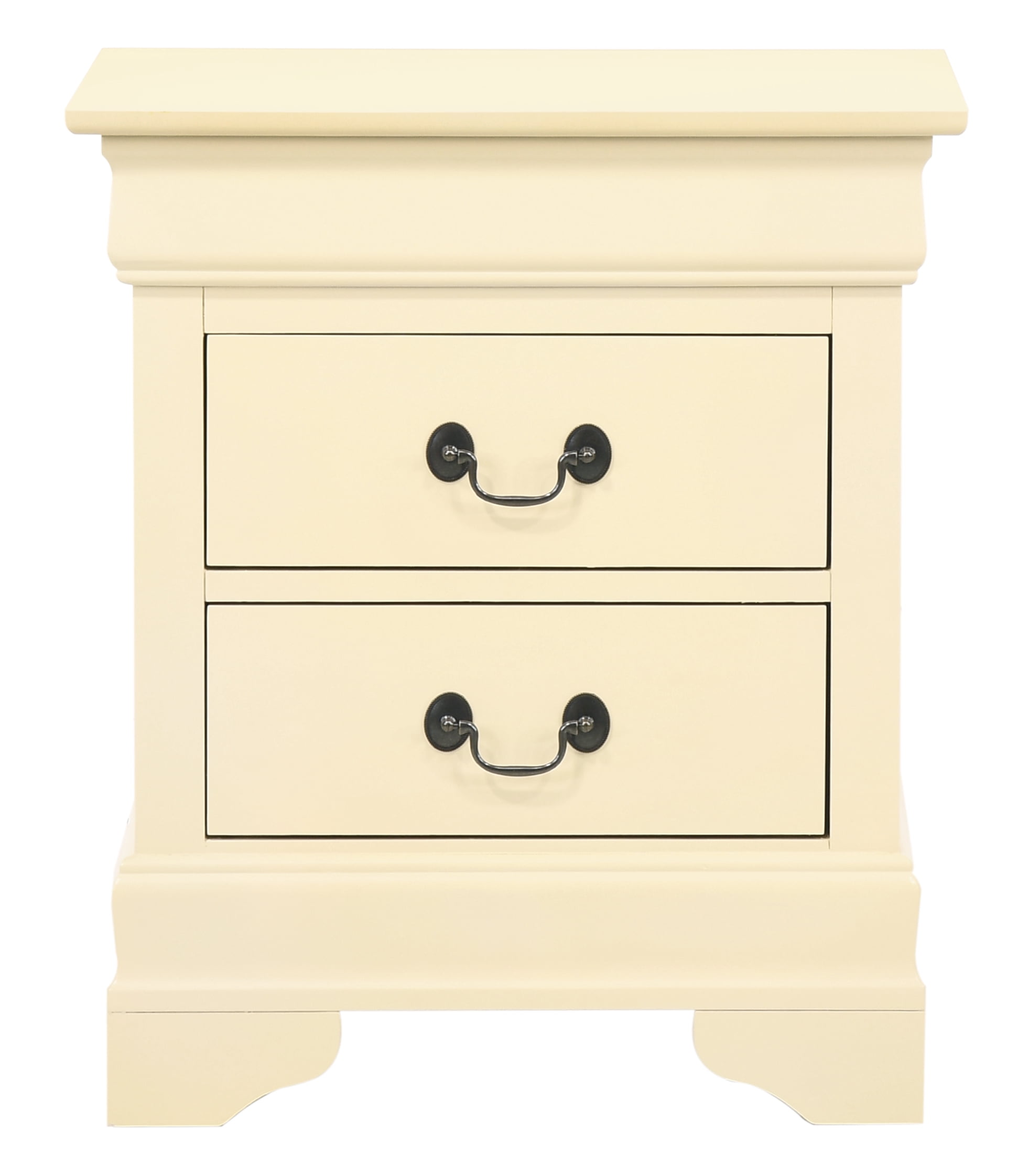 Glory Furniture LouisPhillipe Night Stand in Beige Color