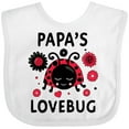 thumbnail image 3 of Inktastic Valentine's Day Papa's Lovebug Boys or Girls Baby Bib, 3 of 4