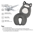thumbnail image 3 of Almohada cervical deformable 2 en 1 Travel Pillow stocaggio para niños, 3 of 6