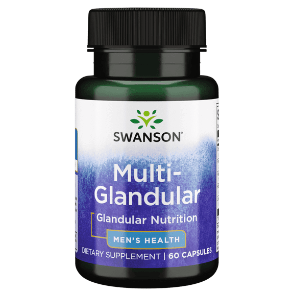 Swanson Raw Multi-Glandular For Men 60 Capsules
