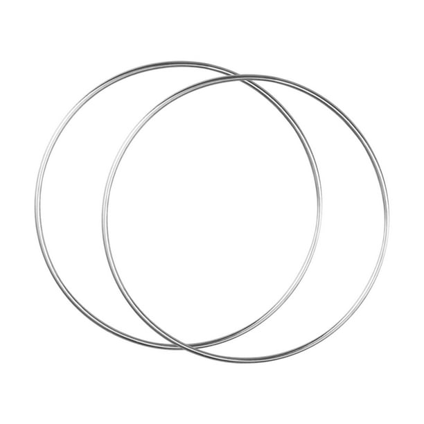 2 aros florales de metal, versátiles para decorar el hogar, para colgar en la pared, manualidades, corona Diámetro 40 cm