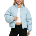 thumbnail image 2 of KyCheLot Zip up Jacket for Kids Long Sleeve Stand Collar Thicken Outerwear Winter Warm Outdoor Clothes, 2 of 6