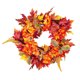 thumbnail image 2 of Guirnaldas de Halloween, decoraciones de Halloween, adornos de Halloween, corona de calabaza, corona de hojas de arce y girasoles, corona para fiestas navideñas, decoración para puerta de entrada, cor, 2 of 8