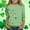 Multicolor, variant on St Patrick's Day Shirt for Girls Long Sleeve Clover Print Mint Green Top Holiday Party Comfort Stretch Fit,Size 3-4T