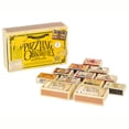 thumbnail image 6 of Professor Puzzle: The Puzzling Obscurities Box of Brainteasers - 10 Pocket-Sized Matchboxes w/ 60 Challenges, Wood-Metal Pcs, Problem Solving, Ages 8+, 6 of 9