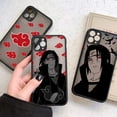 thumbnail image 2 of Funda de teléfono de Anime Akatsukis Itachis para iPhone 15 14 13 12 11 Mini Pro Max X XR 7 8 Plus n-narutos, funda trasera transparente mate, 2 of 5