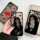 thumbnail image 2 of Funda de teléfono de Anime Akatsukis Itachis para iPhone 15 14 13 12 11 Mini Pro Max X XR 7 8 Plus n-narutos, funda trasera transparente mate, 2 of 5